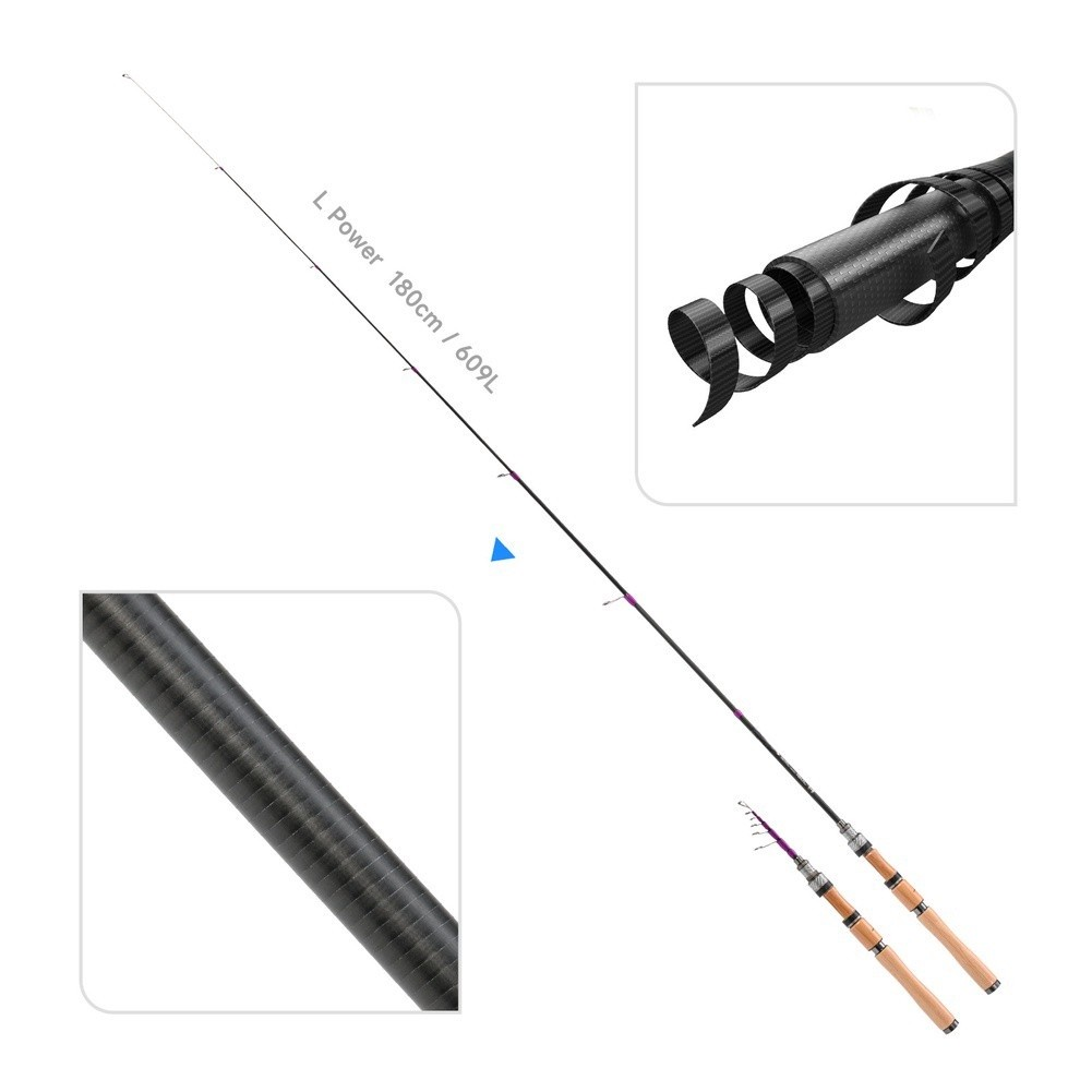 Fishing Rod Carbon Fiber - Canna da Pesca Dedicata BFS 1.8M