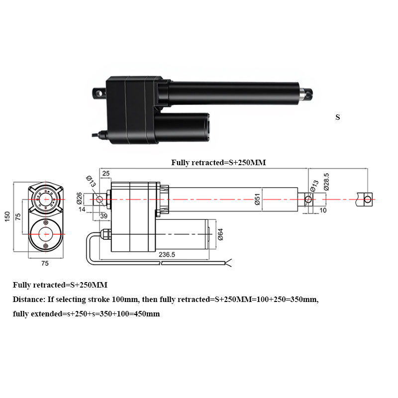 Attuatore Lineare DC 12V 24V 7 - Fishing Rod Telescopic recensione e prezzo