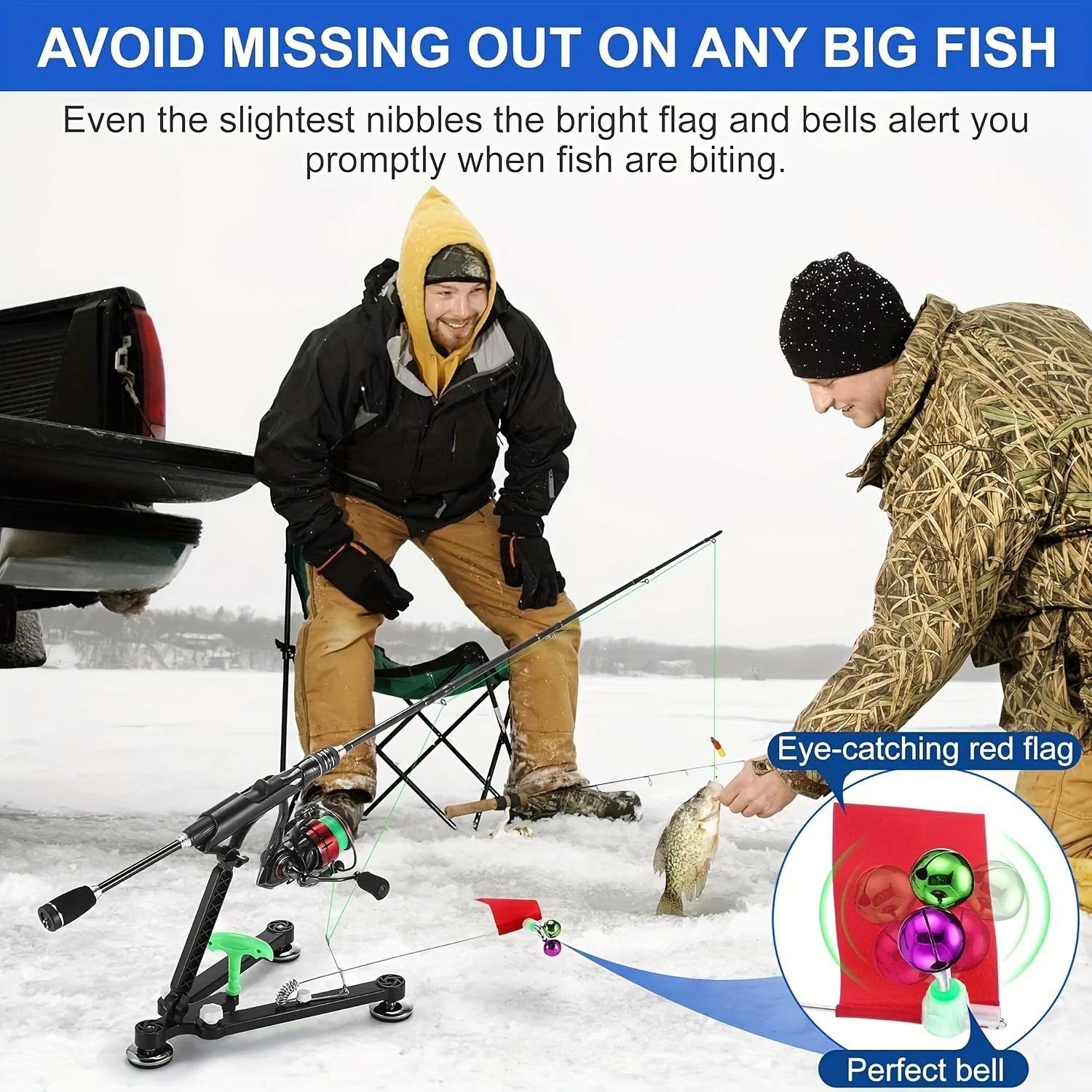 1 set di supporti per canne da - Fishing Rod Ice recensione e prezzo